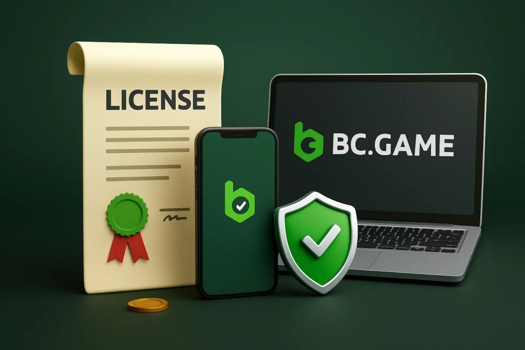 A plataforma de apostas online licenciada BC Game é fiável e garante a proteção dos dados