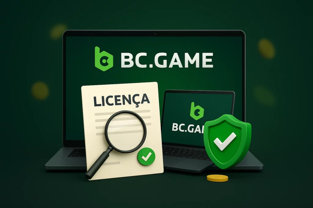 Para os jogadores portugueses da BC Game é fácil confirmar a legalidade da plataforma.