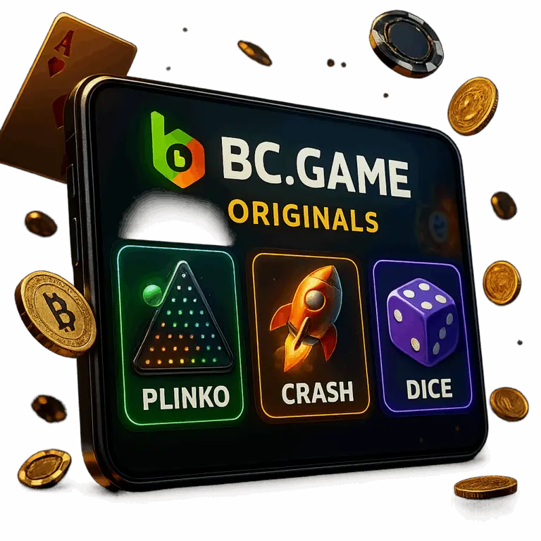 Jogos BC Game Hash conhecidos como BC Originals