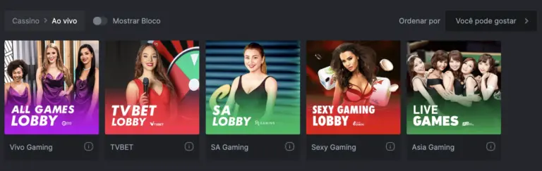 BC Game Cassino ao vivo
